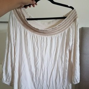 OLD NAVY off shoulder cream top